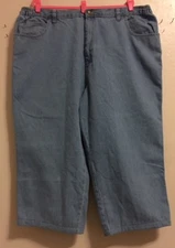 Men's 2 pair of Jeans Liberty Blues Waist Fits 46-49", 24" Inseam Zipper Front