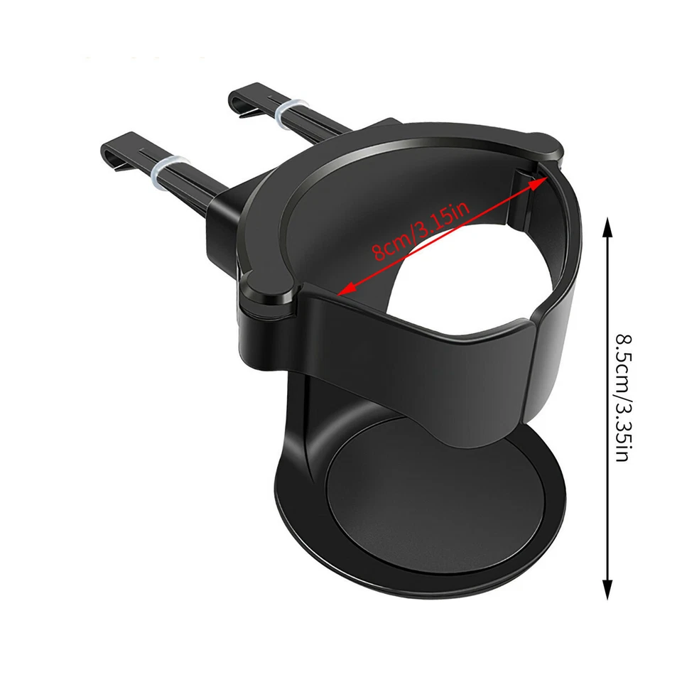 Portavasos Ventana Salpicadero Soporte de montaje de ventilación de aire Accesorios interiores para coche camión Foto 2 de 4