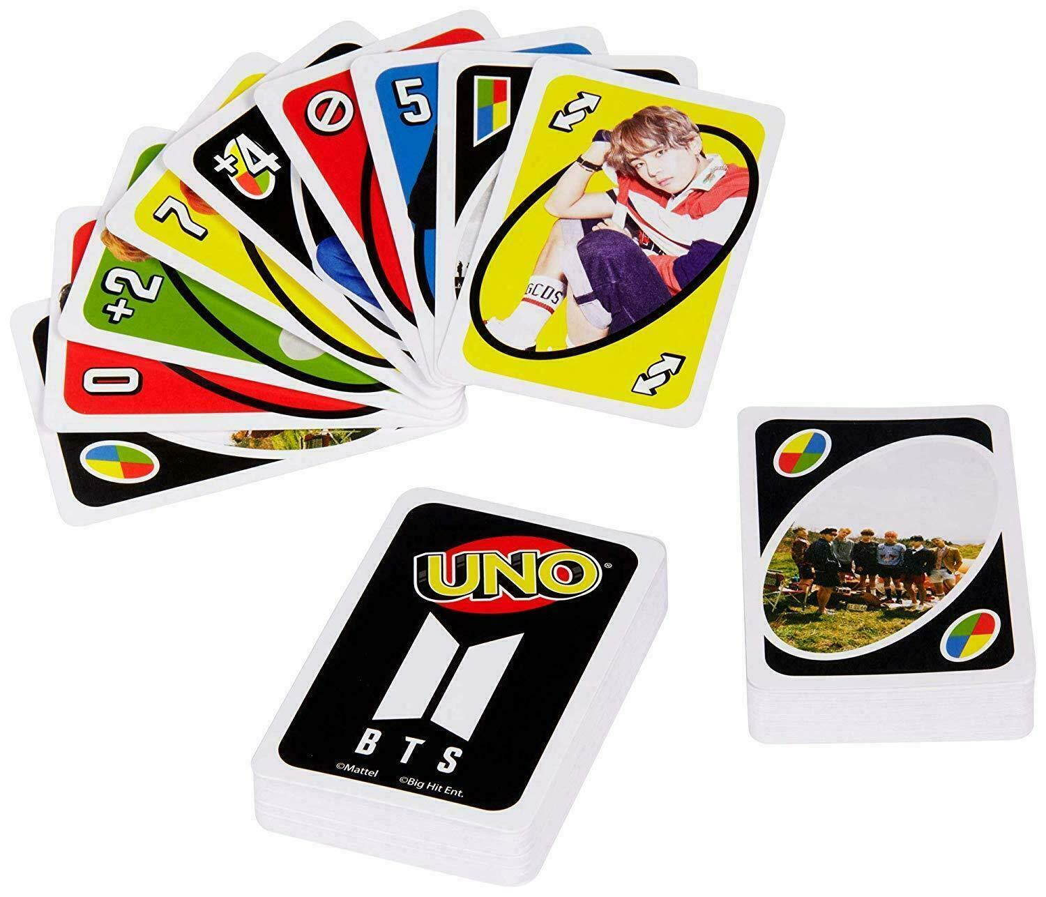 Jogo De Cartas Uno Bts Edição Especial Original Mattel - Escorrega o Preço