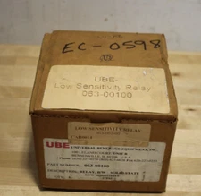 UBE 063-00100 Series 52 Solid State Low Sensitivity Relay NOS