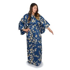 Japanese Yukata - Golden Sakura Blossom  NEW  Ships from the USA 