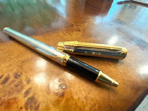 Vintage Elysee Bi-Color Parthenon Rollerball Pen - Picture 6 of 8