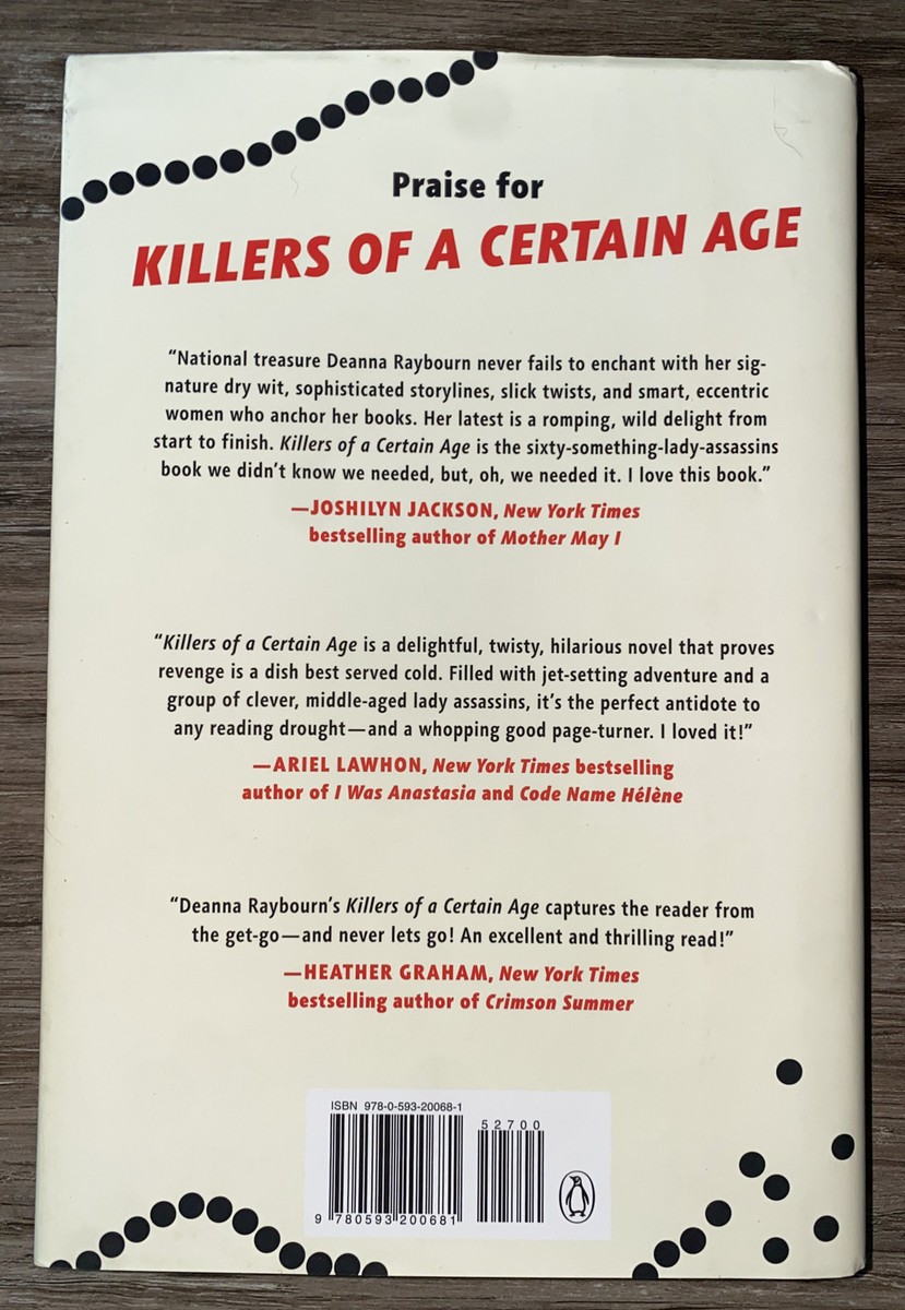"Killers Of A Certain Age" By Deanna Raybourn - Hardcover Novel (Used, Very Good Condition) 5 thumbnail image