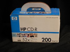 HP CD-R 52x 700 MB data 80 min video 200 pak
