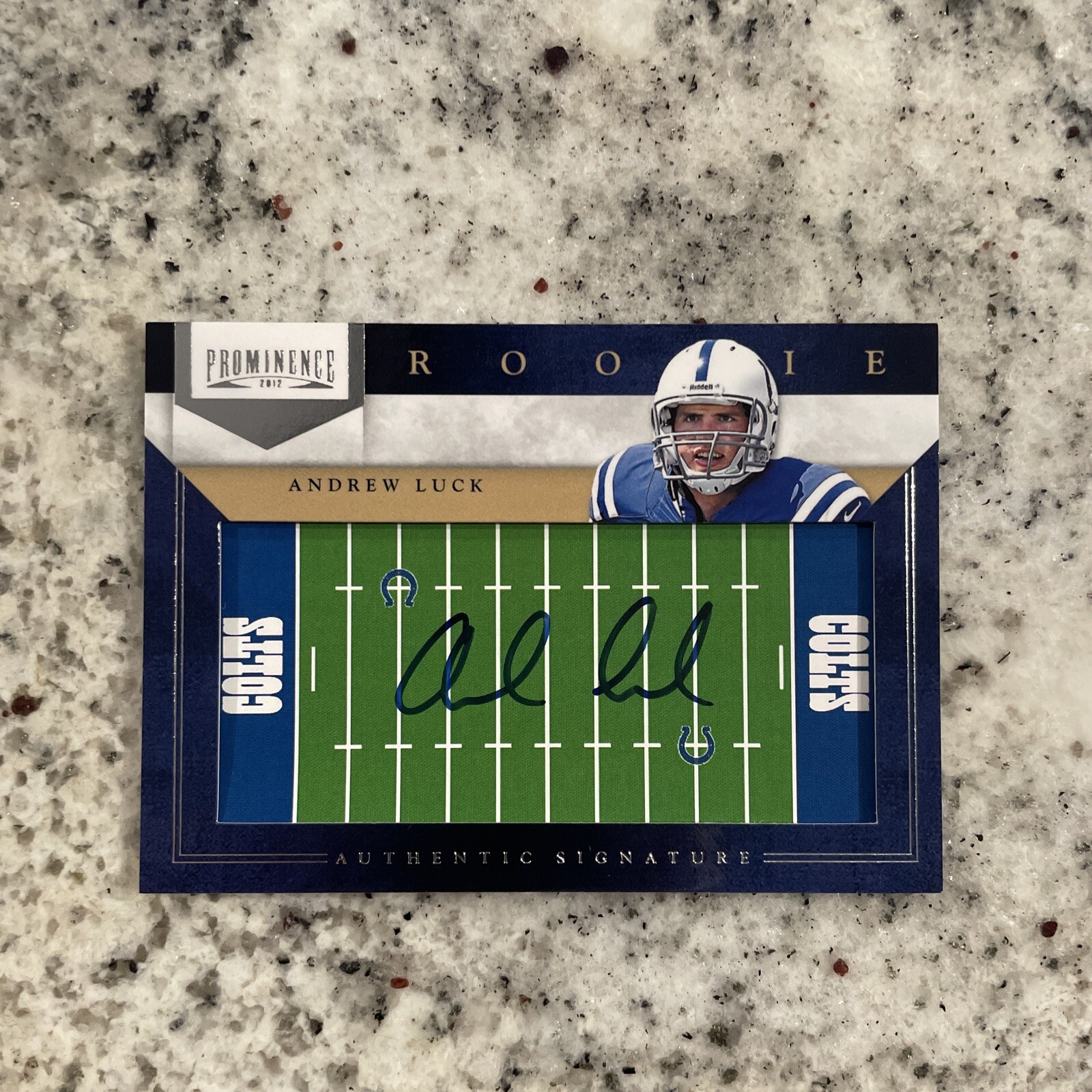 Andrew Luck Panini Prominence #231 Autograph