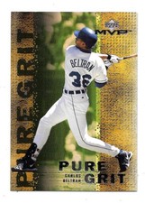 Q 2000 Upper Deck MVP Baseball Carlos Beltran Pure Grit #G6 NRMT