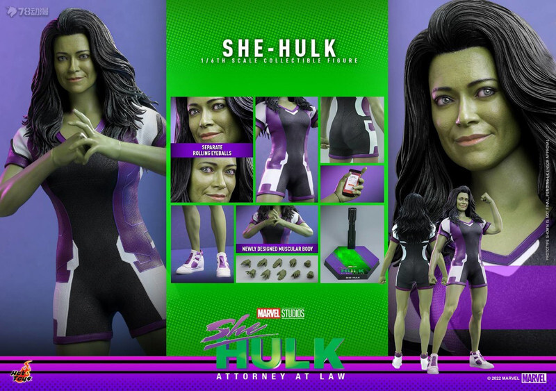 Hot Toys 1/6 TMS093 Attorney At Law She-Hulk Action Figure Hot Toys 1/6 TMS093 Attorney At Law She-Hulk Action Figure