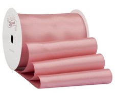 Dusty Rose Satin Ribbon 3 1/2 Inch Wide x 10 Yds - Large Ribbon Ideal for Bow...