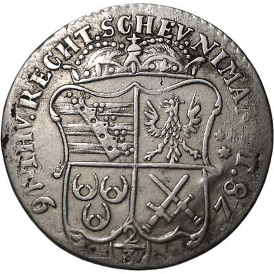 GERMANY SAXE - LAVENBEURG 1678 2/3 THALER SILVER - 231218 0229 | eBay