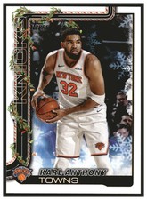 2025-26 Topps Holiday #H16 Karl-Anthony Towns ~ New York Knicks