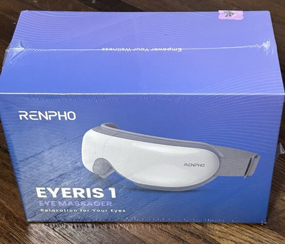 #ad #ad RENPHO Eyeris 1 Heated Pressure Electric Eye Massager New In Box Headaches Pain $42.00