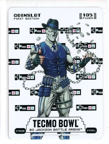 2026 Bo Jackson Battle Arena Tecmo Bowl Coinslot Steel Sore Thumbs (RC)