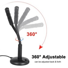 USB Desktop Microphone Computer MIC for PC Laptop Notebook Voice Recording E2B4