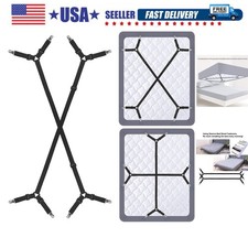 Bed Sheet Holder Straps - Sheet Straps Adjustable Bed Sheet Clips Fasteners K...