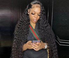 Curly wigs Deep Wave Frontal Wig 13x6 Hd Lace Frontal Wig Brazilian Pre Plucked