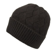 Angora Furgora Unisex One Size Fit Winter Beanie Ski Hat Cap Black