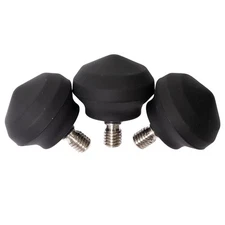 Leofoto 41mm Rubber Tripod Feet 3pc Set 3/8" Thread (LF-25)