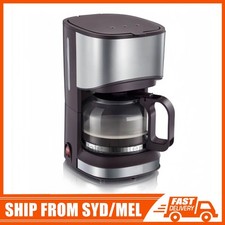 5-Cup Drip Coffee Maker Automatic Americano Coffee Machine Stainless Filter NEW