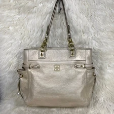 Coach Colette Gold Metallica hobo bag
