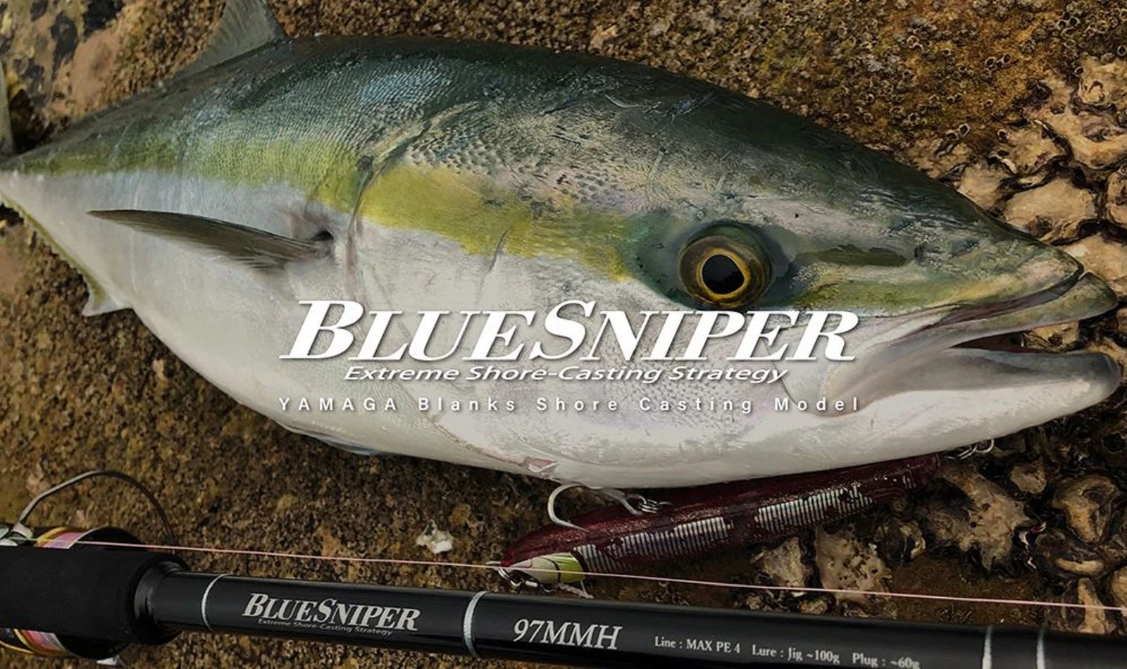 Sale Yamaga Rod Spinning Shore Casting Model Blue Sniper BS-96ML (5986)