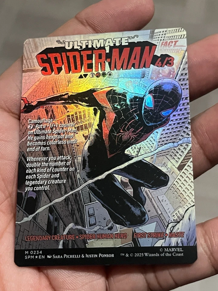 Miles Morales (0234) (Borderless) Marvel's Spider-Man Foil - Image 4 of 4