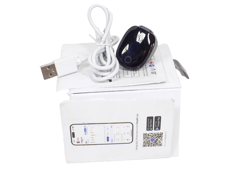Wellue O2Ring-S Oxygen Monitor with Vibration Reminder Bluetooth Pulse ...