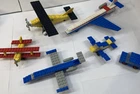 Lego Legoland Planes 613 657 661 687 + 515 Bundle Vintage 1970s Some compl