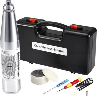 Concrete Rebound Hammer, Schmidt Hammer 10-60 Mpa (1450-8702 Psi) Portable Resil