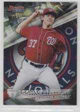 2016 Bowman's Best Green Refractor 49/99 Stephen Strasburg #52 f0v