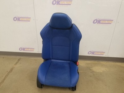 24 NISSAN Z PERFORMANCE SEAT FRONT RIGHT PASSENGER BLUE LEATHER SUEDE