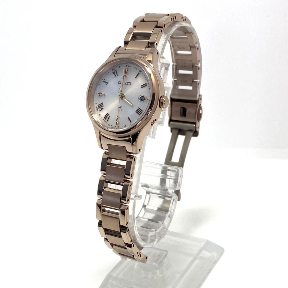 Reloj Citizen xC Hikari ES9497-96A Radio Solar Titanio Sakura Esfera Rosa Damas Foto 2 de 4