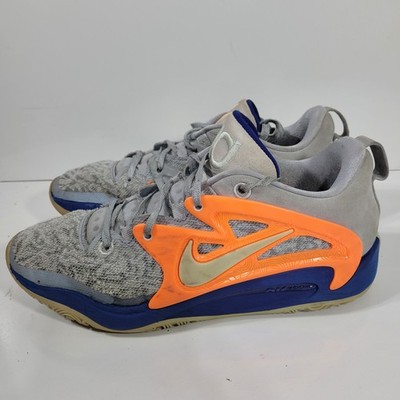 Nike KD 15 Cardo Producer Pack Grey Orange Blue Shoes Men's Size 9.5 DO9825-900
