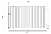 Valeo Kondensator, Klimaanlage 812880 FüR Toyota