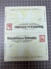 Lot of 12 postal stationery. República del Salvador.