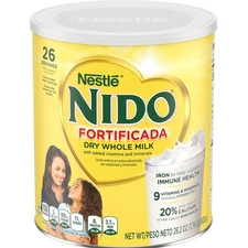 Nutritious Fortificada Dry Whole Milk Powder - Family-Friendly 28.2 oz Canister