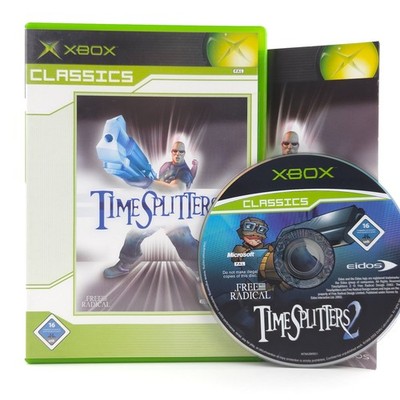 Microsoft Xbox Classic: Time Splitters 2 - Classics OVP (DE PAL) Komplett