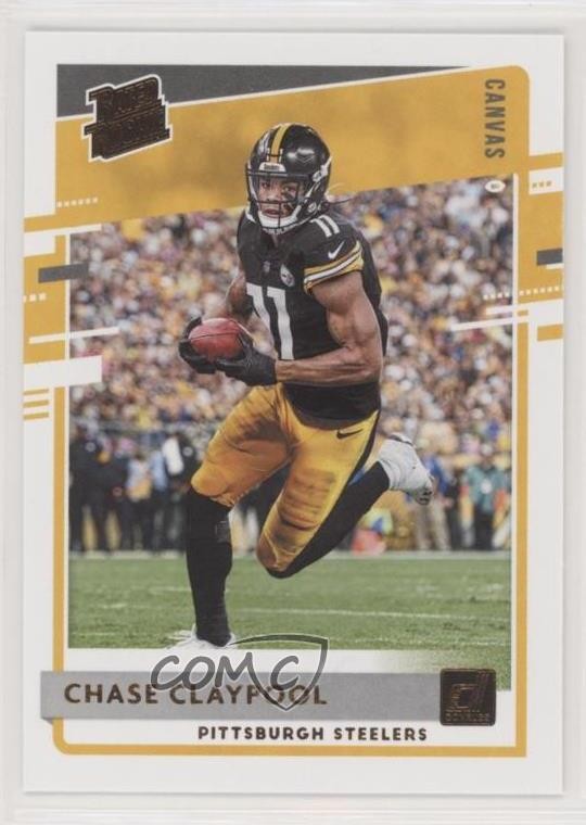 2020 Panini Donruss Rated Rookie Canvas Chase Claypool #327 4z8