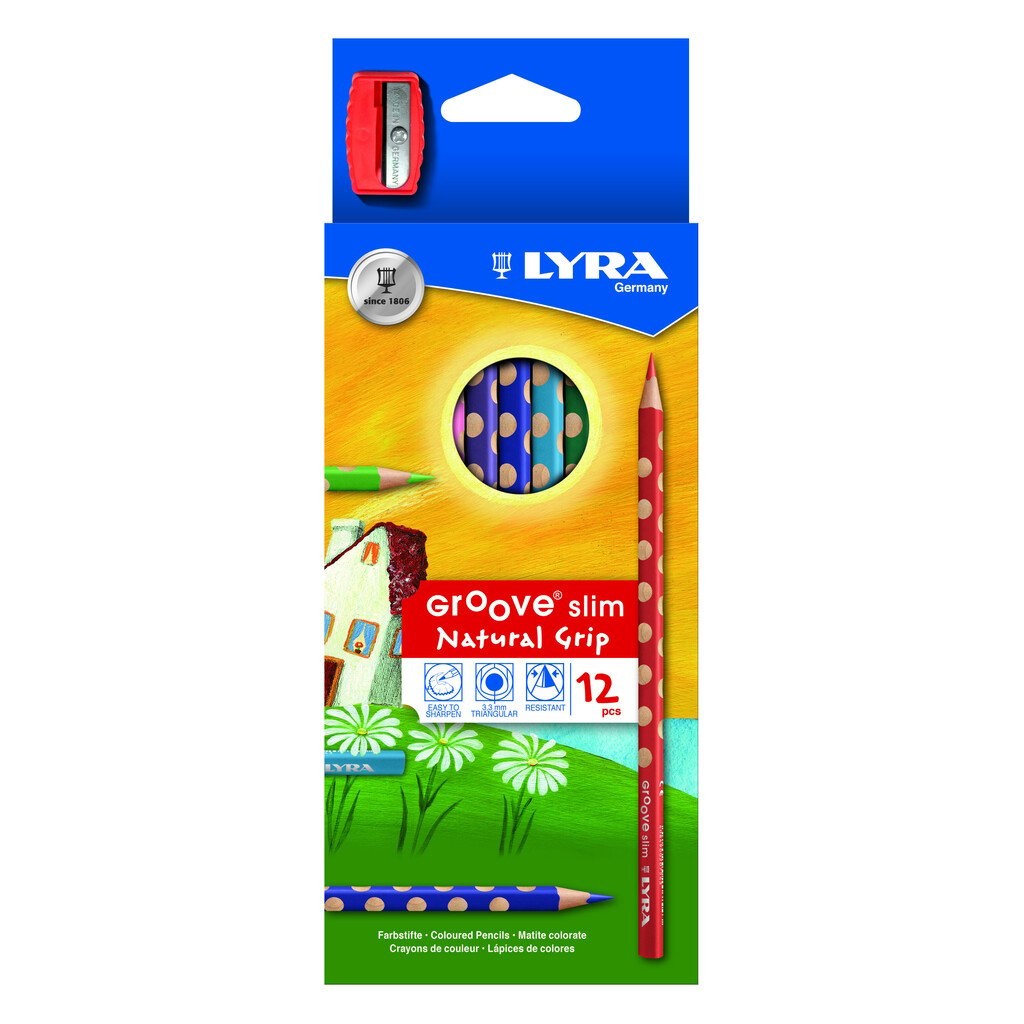 Lyra – Pastelli Lyra Groove C/n Temperino Da 12 Colori