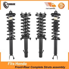 Set 4 Front + Rear Complete Shocks Struts For 2008-2012 Honda Accord 2.4l 3.5l