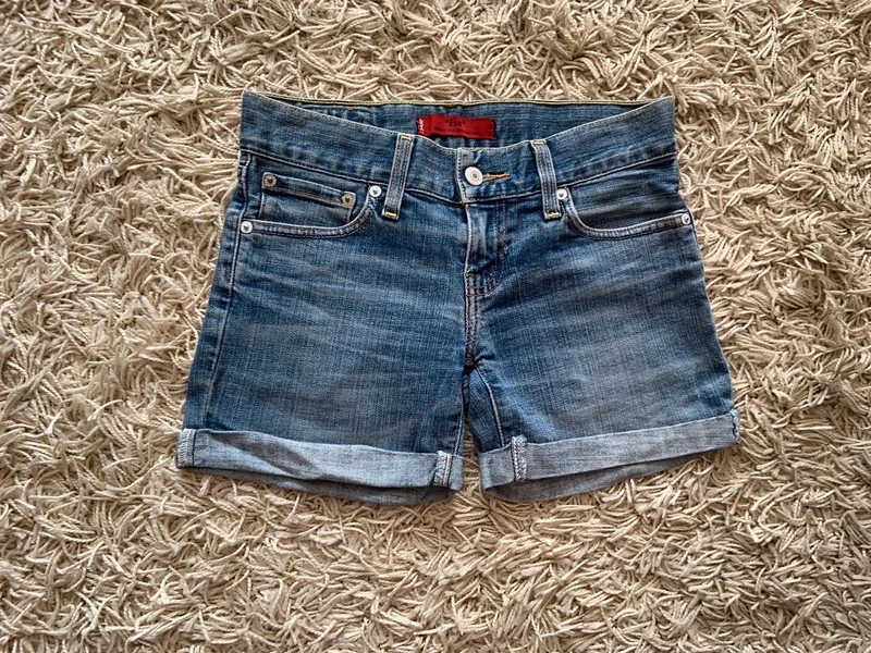 Levis Short En Jean Bleu Levi's Taille S En Très Bon État - Photo 1/4