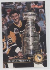 1995-96 Donruss Kellogg's Mario Lemieux (The Cup) HOF g2x