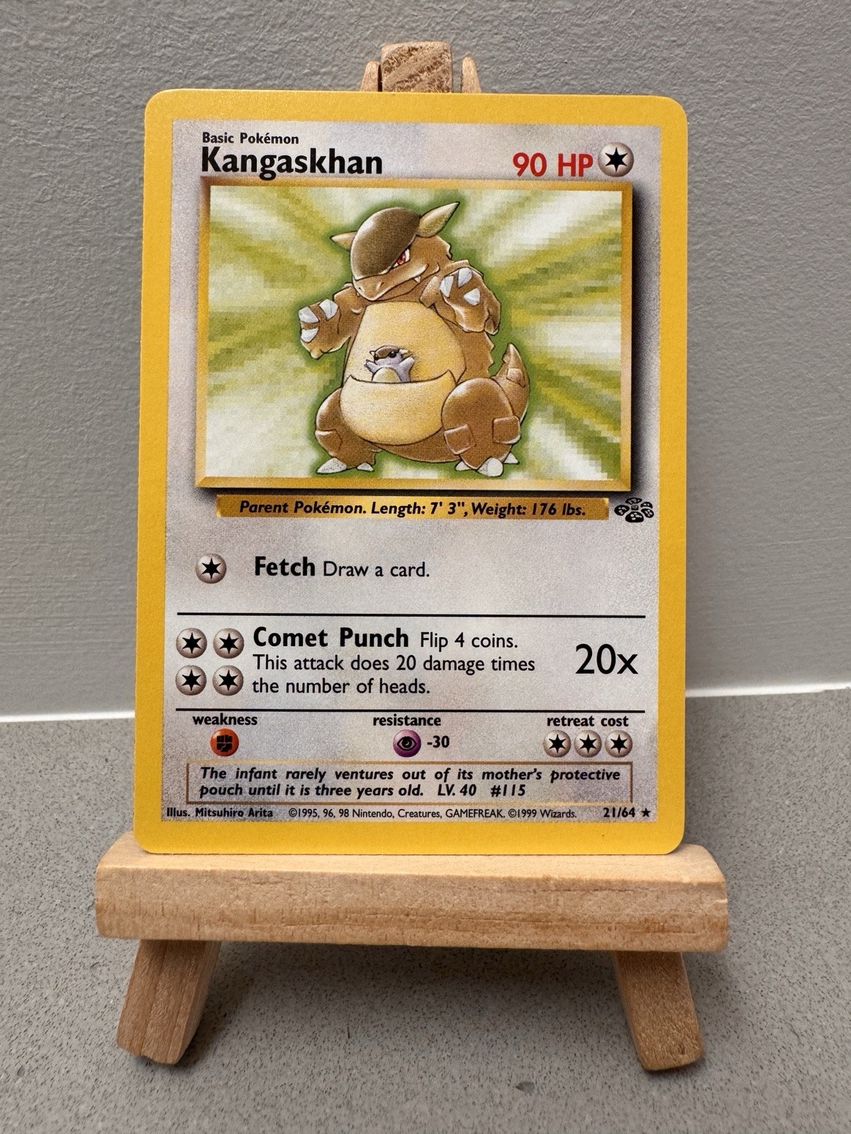 Kangaskhan - 21/64 - Pokemon Jungle Unlimited Rare Card WOTC - MINT