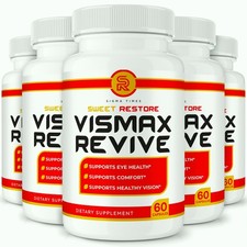 Vismax Revive, Advanced Eye Supplement for Clear and Healthy Eyes - 5 Pack