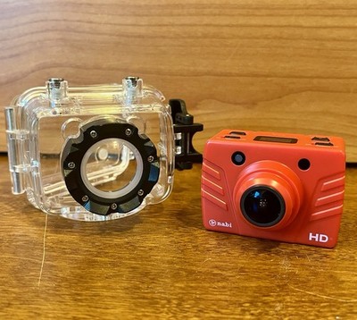 Nabi HD Action Camera Powered by AEE CAMERA1-06-FA12 w/ Case Untested