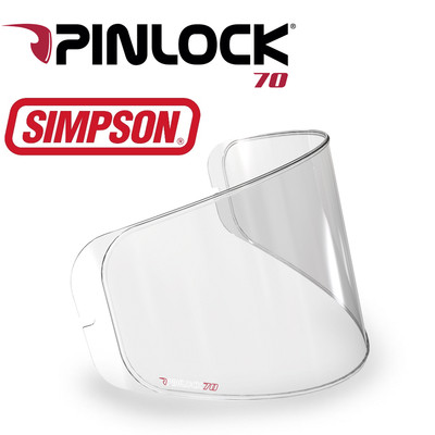 Simpson Speed Motorrad Fahrrad Helm Max Vision Pinlock Visiereinsatz klar
