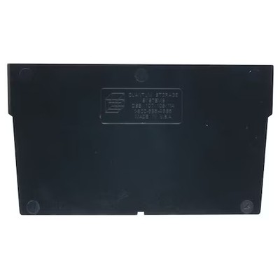 Quantum Storage Systems Dsb107/108/114 Plastic Divider, Black, 7 5/8 In L, 3 In