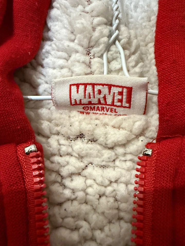 Chaqueta con capucha y cremallera Marvel Spider-Man para niños (niños talla 4) Foto 3 de 4