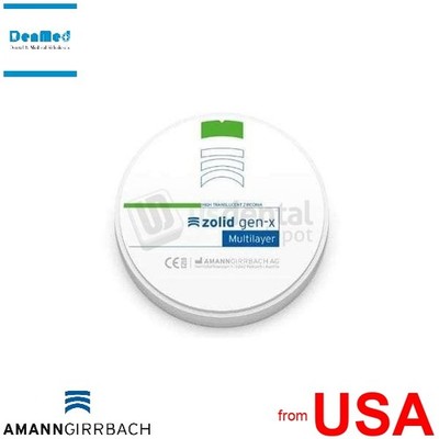AMANN GIRRBACH - ZOLID GEN-X C3 98x16 - Gradient ML Zirconia discs #76691 468812