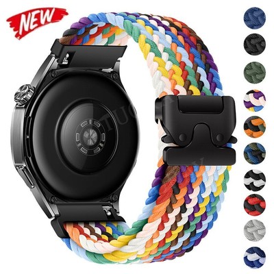For Huawei Watch GT 3 2 Pro 2e GT 4 GT 5 41mm 42mm 46mm Braided Nylon Band Strap
