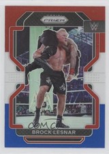 2022 Panini Prizm WWE Red White & Blue Prizm Brock Lesnar #135 1n0